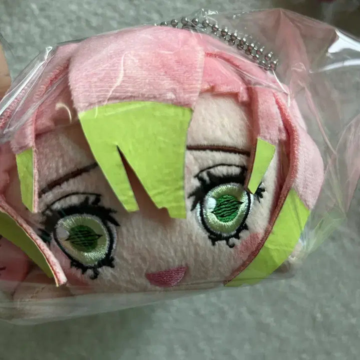 [BUNJANG] Demon Slayer Kanroji Mitsuri Plush Keychain / (새상품)귀멸의칼날 칸로지 미츠리 누이 인형 키링 (피규어 굿즈 가챠