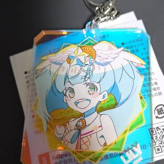 [BUNJANG] Zombie Land Saga Hoshikawa Lily Original Art Keyring / 좀비랜드사가 호시카와 릴리 원화 키링