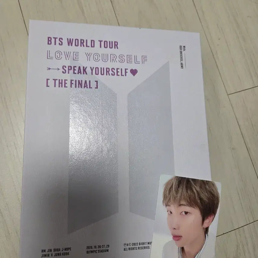 [BUNJANG] BTS Speak Yourself Concert Final DVD RM Photocard / 방탄소년단 스픽콘 파이널 DVD + RM 포카