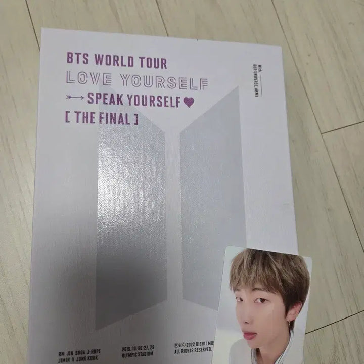 [BUNJANG] BTS Speak Yourself Concert Final DVD RM Photocard / 방탄소년단 스픽콘 파이널 DVD + RM 포카