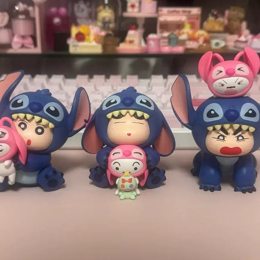[BUNJANG] Stitch and Crayon Shin-chan Figure Set / 스티치 짱구 피규어
