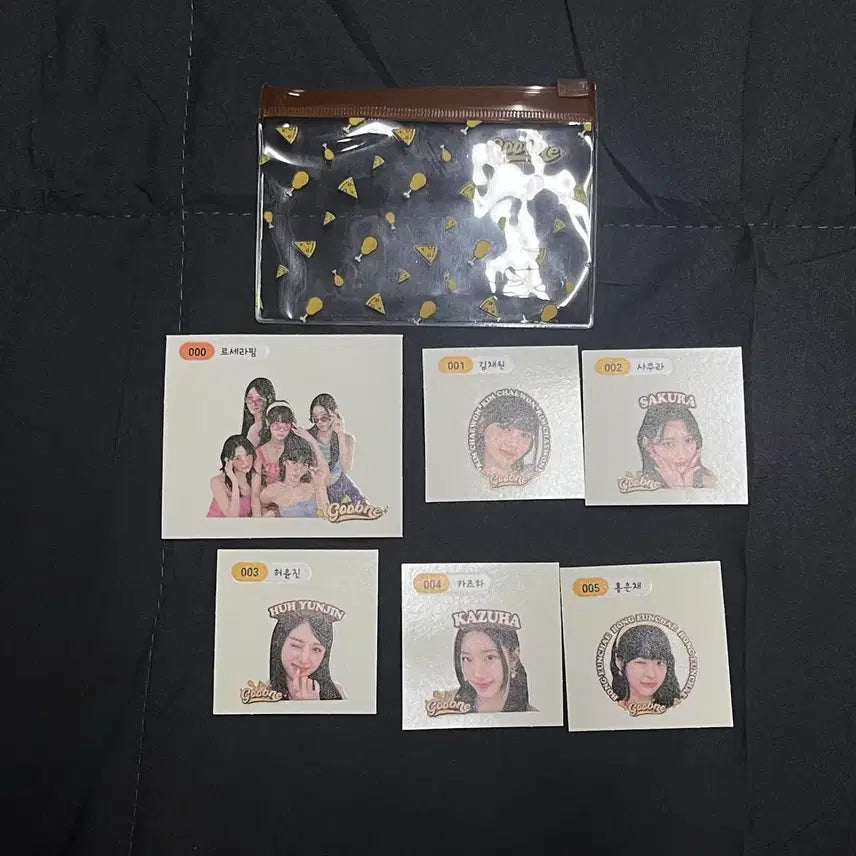 [BUNJANG] Le Sserafim Goobne Chicken POB Sticker / 르세라핌 굽네치킨 띠부띠부씰