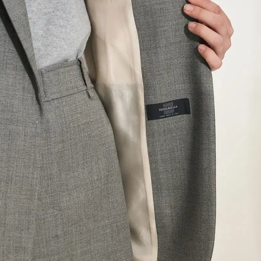 [BUNJANG] TIME Wool Blend Back Slit Jacket / 타임 울 블렌드 백 슬릿 자켓