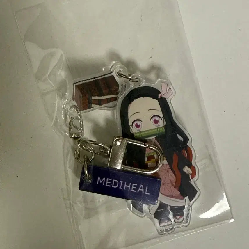 [BUNJANG] Demon Slayer: Kimetsu no Yaiba Nezuko Medheal Keychain (Sealed) / (미개봉)귀멸의 칼날 메디힐 네즈코 키링