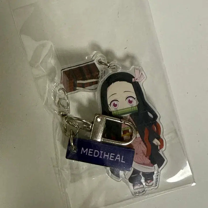 [BUNJANG] Demon Slayer: Kimetsu no Yaiba Nezuko Medheal Keychain (Sealed) / (미개봉)귀멸의 칼날 메디힐 네즈코 키링