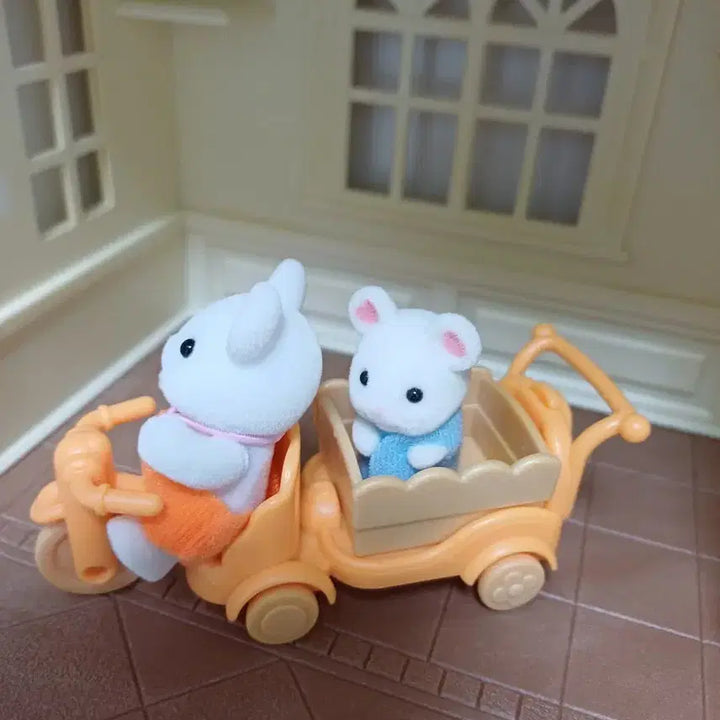 [BUNJANG] Sylvanian Families Baby Mouse Siblings &amp; Bicycle Set / 실바니안 아기생쥐남매&amp;자전거