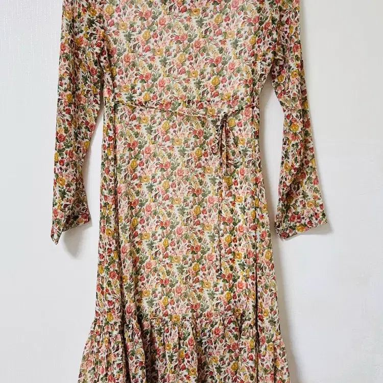 [BUNJANG] Imvely Floral Maxi Dress Chiffon / 임블리 플라워롱원피스 여름원피스 쉬폰원피스 55-66