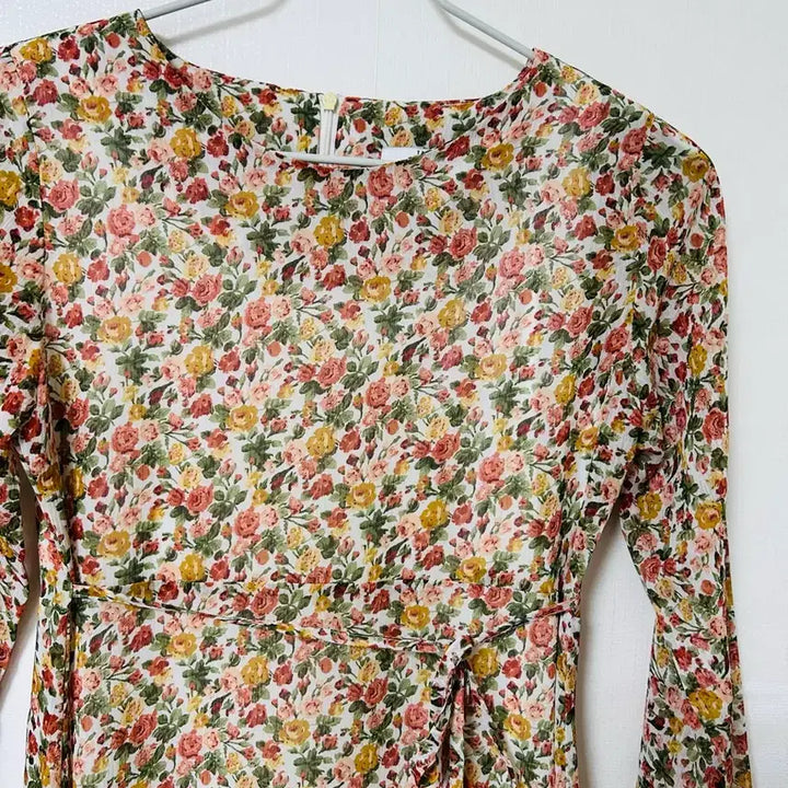 [BUNJANG] Imvely Floral Maxi Dress Chiffon / 임블리 플라워롱원피스 여름원피스 쉬폰원피스 55-66