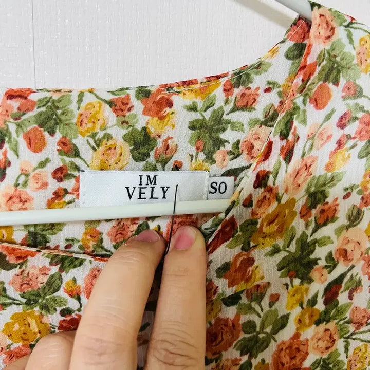 [BUNJANG] Imvely Floral Maxi Dress Chiffon / 임블리 플라워롱원피스 여름원피스 쉬폰원피스 55-66
