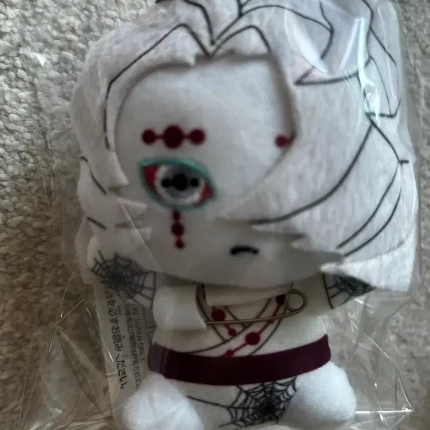 [BUNJANG] Demon Slayer Rui Plush Keychain Badge Mascot / (정품)귀멸의칼날 루이 뱃지 누이 인형 마스코트 키체인 (피규어 굿즈
