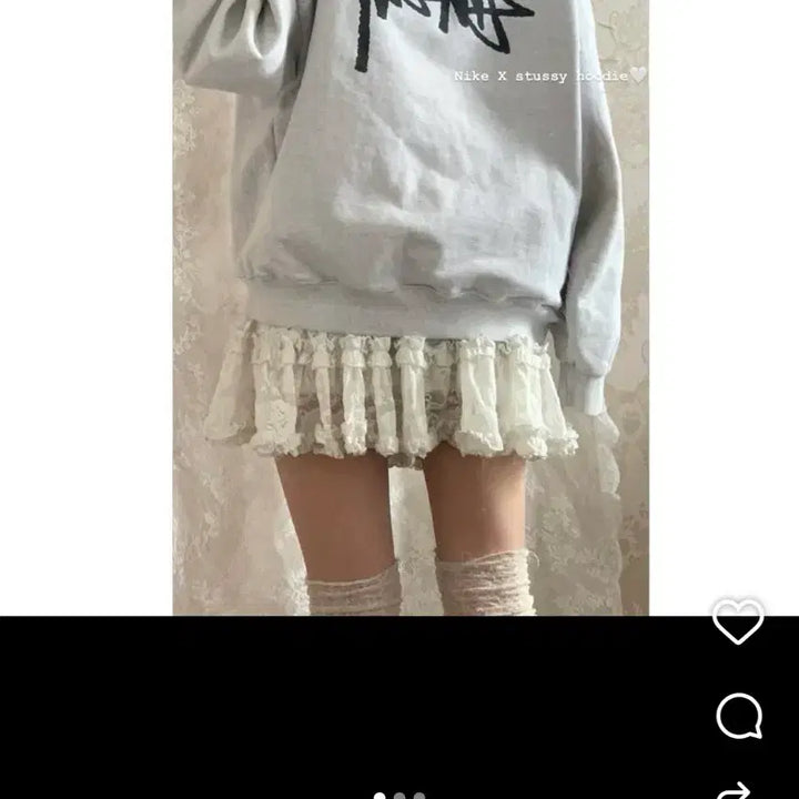 [BUNJANG] Nike x Stussy Collaboration Hoodie Gray / 나이키x스투시 후드티 그레이 (버터플라이빈티지)