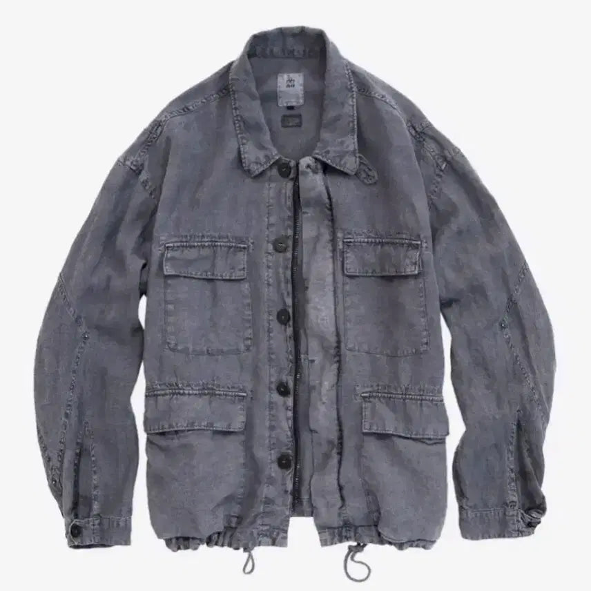 [BUNJANG] Polytru Linen Field Jacket Faded Blue First Edition / [3]폴리테루 린넨 필드 자켓 페이디드 블루 초판