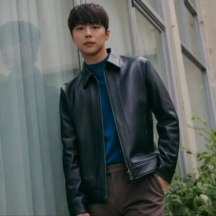 [BUNJANG] Basso Homme Lambskin Leather Jacket / 바쏘옴므 양가죽자켓 100 새상품