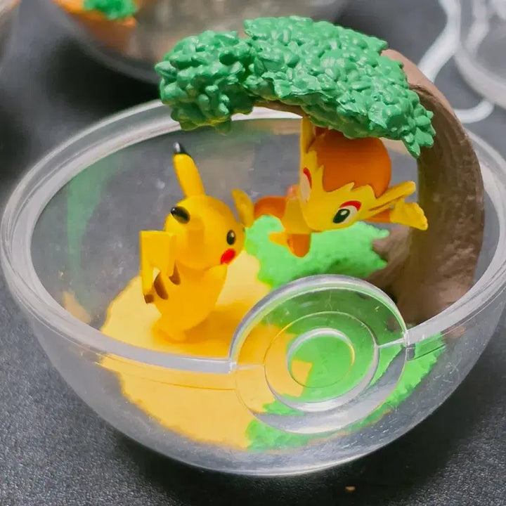 [BUNJANG] Pokémon Terrarium Remement Figure Pikachu, Scorbunny / 포켓몬스터 테라리움 리멘트 피규어 피카츄 불꽃숭이