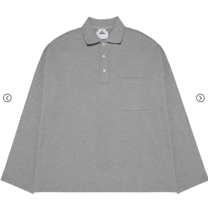 [BUNJANG] Kamien x MJDT Oversized Polo Shirt Grey / [새상품]정가이하     카미엔 x 엠제이디 오버사이즈 폴로 그레이