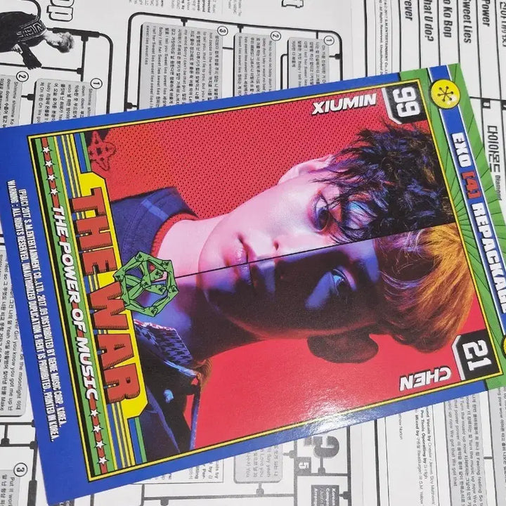 [BUNJANG] EXO The War Xiumin / Chen Photocard / EXO The War 시우민/첸 포토카드