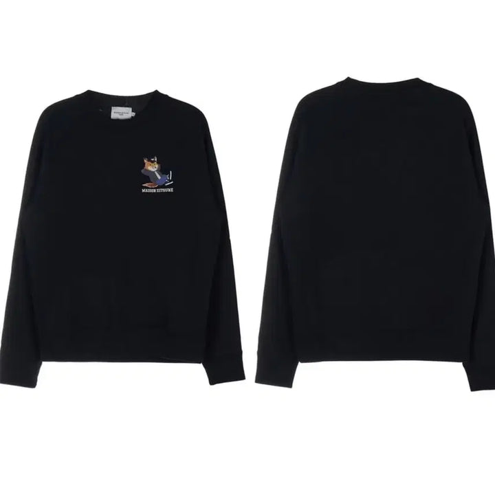 [BUNJANG] Maison Kitsuné Fox Black Sweatshirt XXL / 메종키츠네 폭스 블랙 맨투맨 티셔츠 XXL