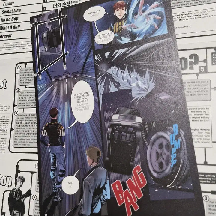 [BUNJANG] EXO Power Comics Manga / EXO Power 코믹스 만화책