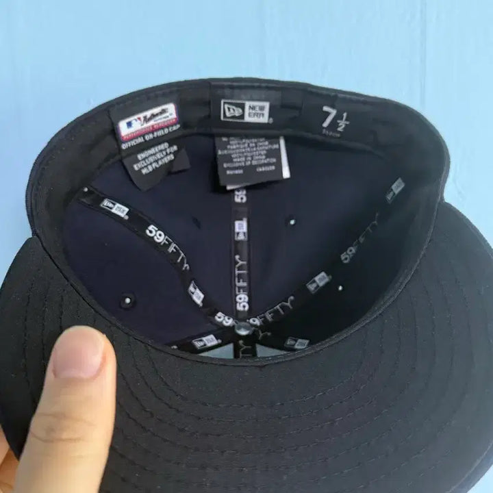 [BUNJANG] New Era 59FIFTY New York Yankees Navy Fitted Cap 7 1/2 (59.6cm) / 뉴에라 59FIFTY 양키스 네이비 712 59.6cm