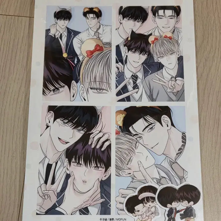 [BUNJANG] Salvation on Monday x Spilled Blood Poster &amp; Sticker Set / 월요일의 구원자 x 엎질러진 피  포스터 &amp; 스티커 2종 세트