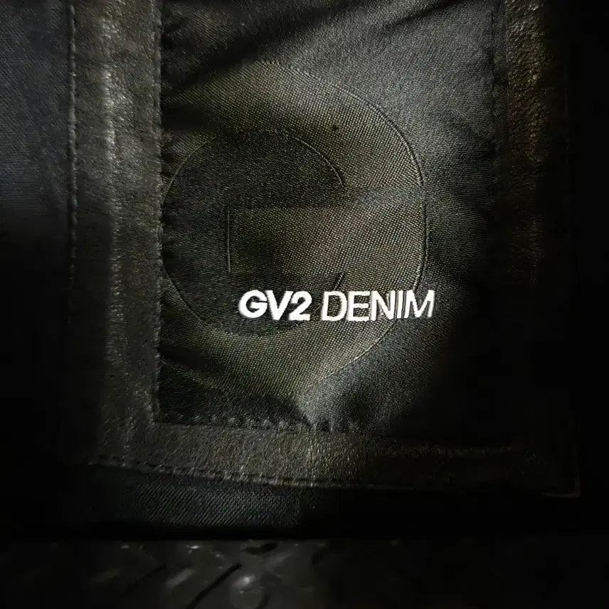 [BUNJANG] GV2 DENIM Black Lambskin Leather Jacket / GV2 DENIM 블랙 양가죽 자켓