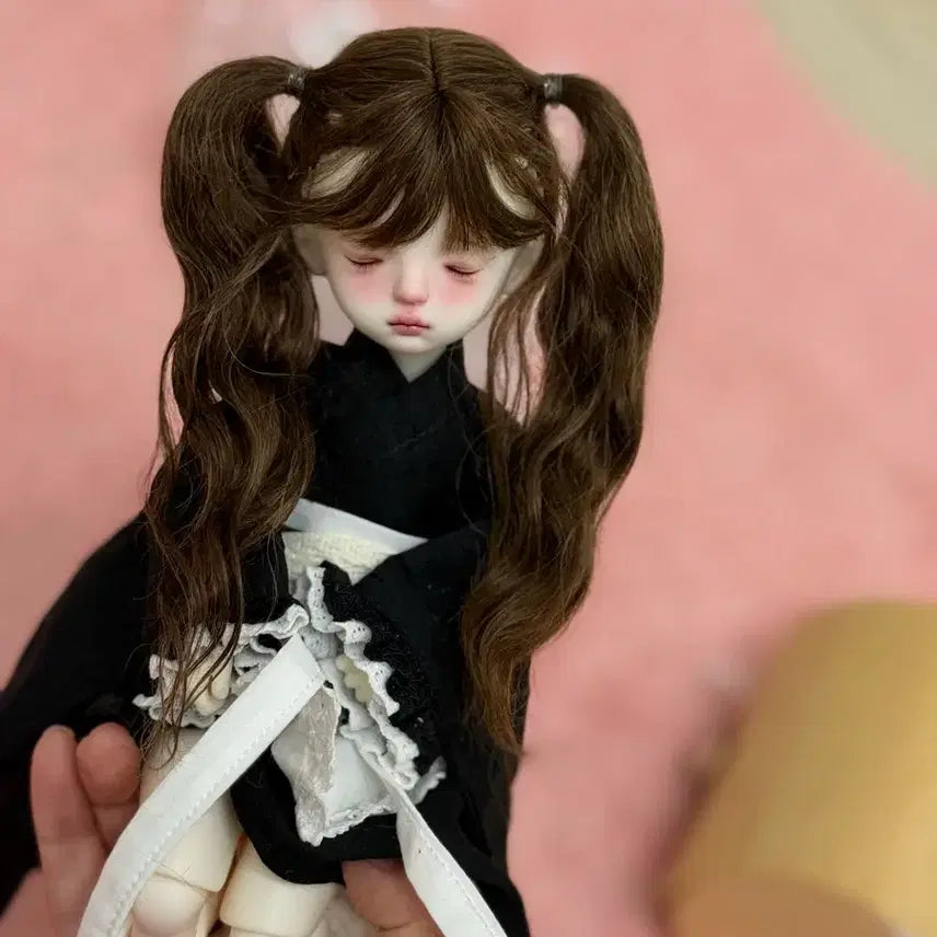 [BUNJANG] Awen Doll Brown Twintail Wig for USD Size / 구체관절인형 아웬가발 브라운 트윈테일 usd용