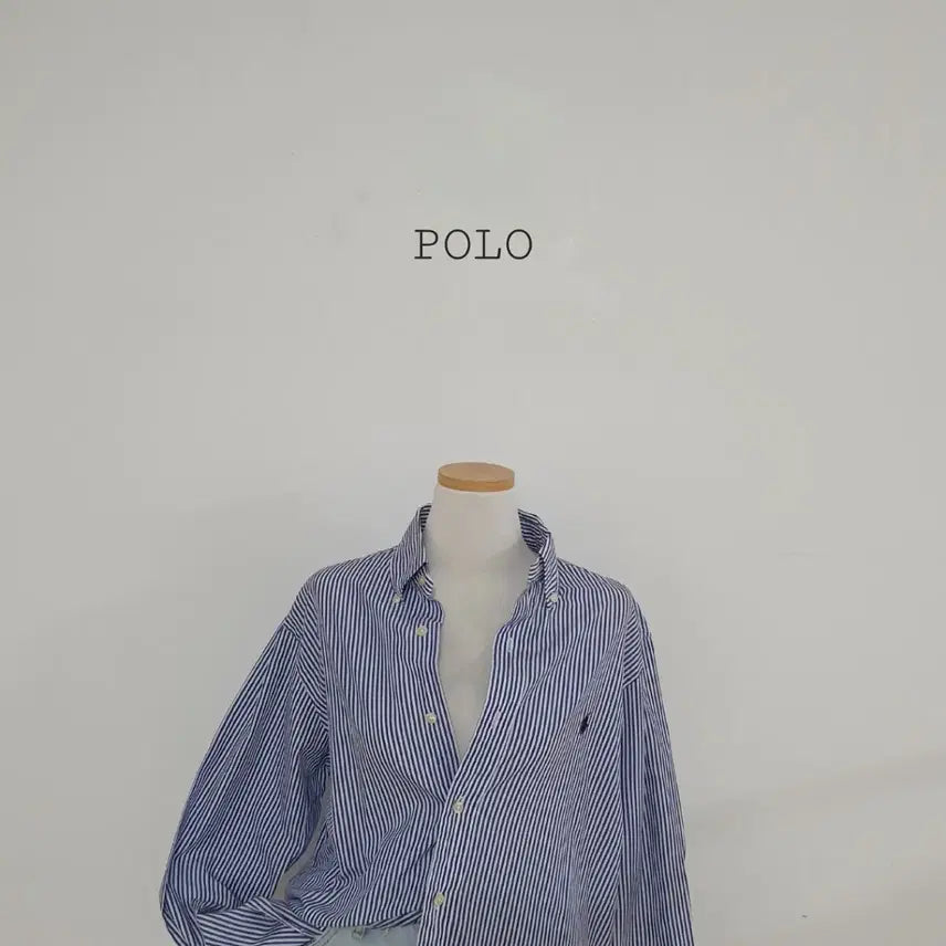 [BUNJANG] Polo Ralph Lauren Striped Shirt M / No.26050512 폴로 랄프로렌 스트라이프 셔츠