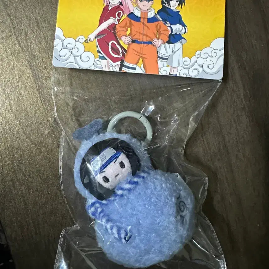 [BUNJANG] Pop Mart Naruto Sasuke Keychain Plush (Sealed) / 팝마트 나루토 중국쿠지 사스케 키링인형