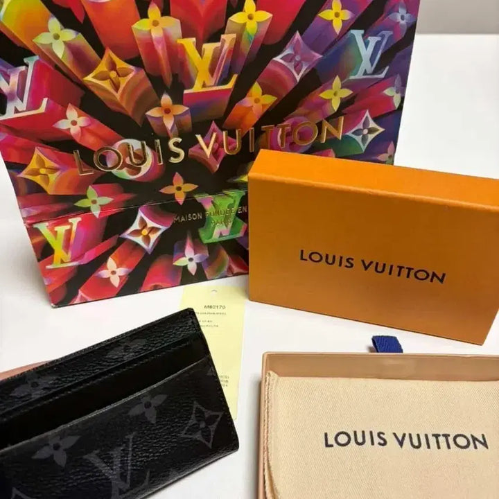 [BUNJANG] Louis Vuitton Monogram Eclipse Card Holder / 루이비통 모노그램 이클립스 카드지갑