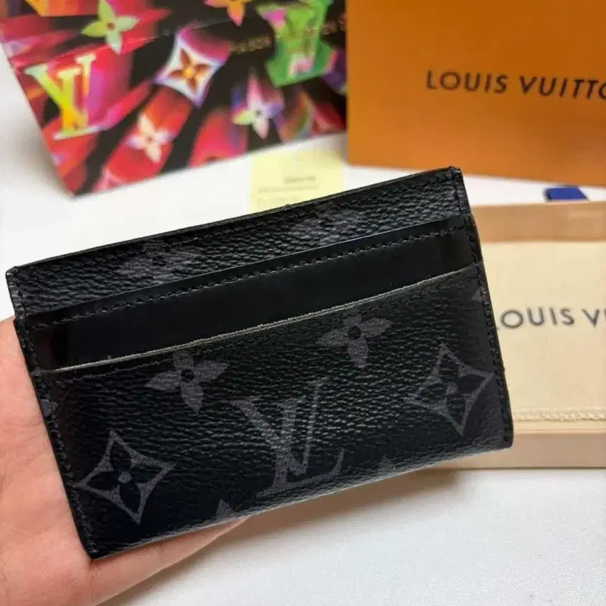 [BUNJANG] Louis Vuitton Monogram Eclipse Card Holder / 루이비통 모노그램 이클립스 카드지갑