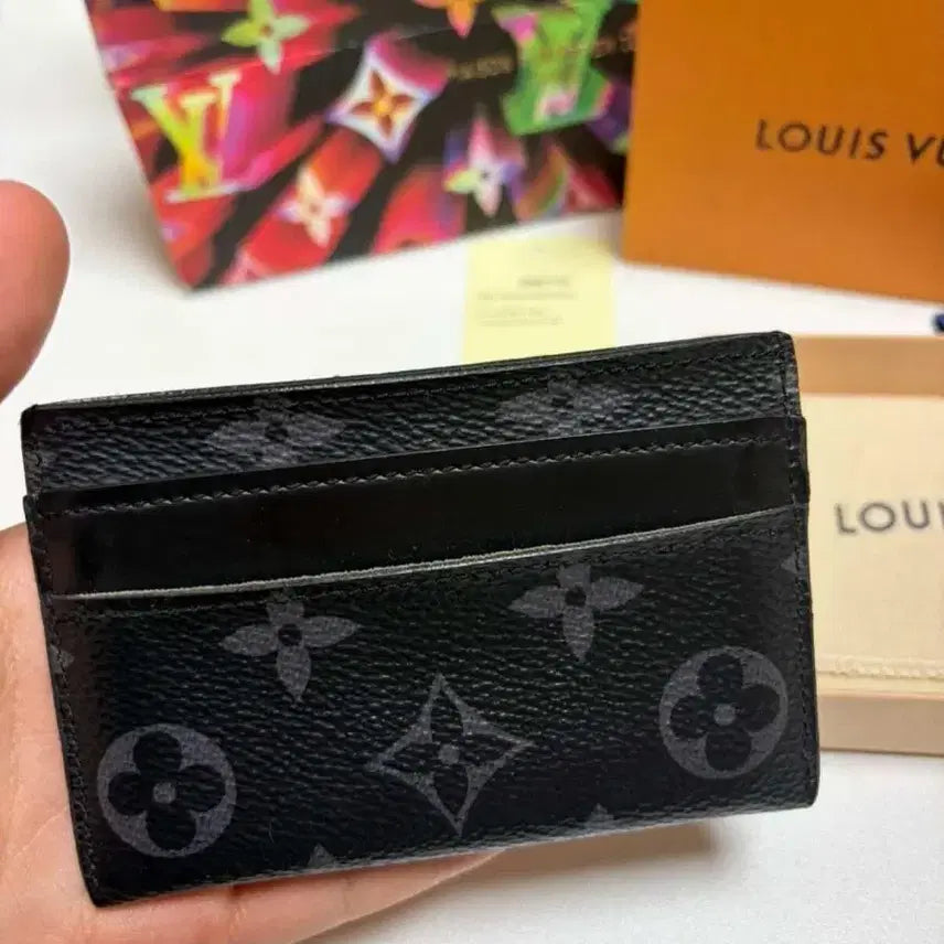 [BUNJANG] Louis Vuitton Monogram Eclipse Card Holder / 루이비통 모노그램 이클립스 카드지갑