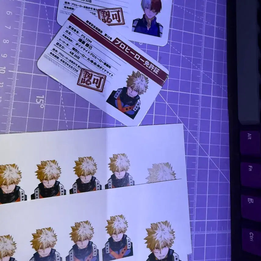 [BUNJANG] 7H Bakugo Katsuki Fan-made Goods / 7H 바쿠고 카츠키 비공굿