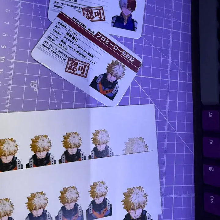 [BUNJANG] 7H Bakugo Katsuki Fan-made Goods / 7H 바쿠고 카츠키 비공굿
