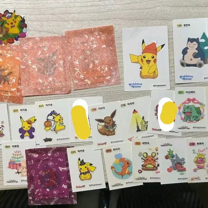 [BUNJANG] Pokemon Limited Edition Stickers / 포켓몬 한정판 띠부씰 판매