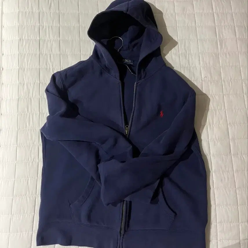[BUNJANG] Polo Ralph Lauren Navy Hoodie Zip-Up L / 폴로 랄프로렌 네이비 후드집업