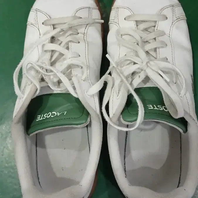 [BUNJANG] Lacoste White Sneakers Size 280 / 라코스테 흰색 스니커즈 280사이즈 사용감보임