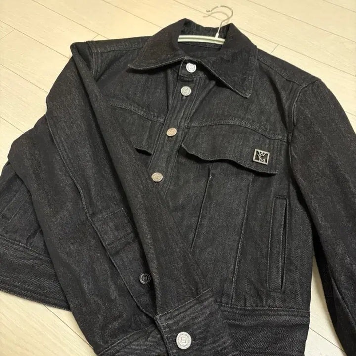 [BUNJANG] Wooyoungmi Black Denim Jacket Size 38 / 우영미 흑청 데님 자켓 38사이즈