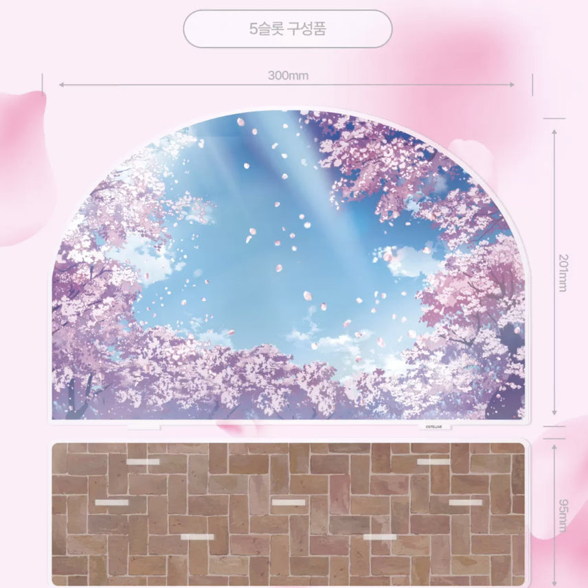 [BUNJANG] Stellive 5 Slot Diorama Acrylic Bom-bit Date / 스텔라이브 5 슬롯 디오라마 아크릴봄빛데이트
