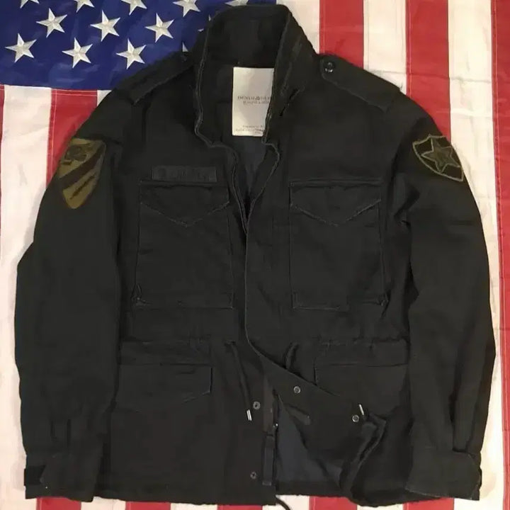 [BUNJANG] Polo Ralph Lauren Denim &amp; Supply M-65 Field Jacket Black / 폴로 데님앤서플라이 M-65 필드야상 블랙 M