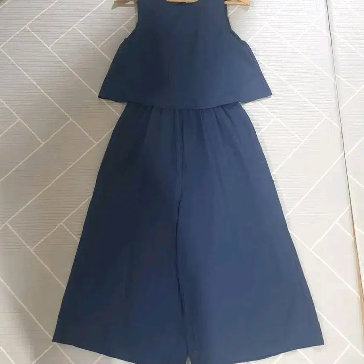 [BUNJANG] Two-Piece Design Jumpsuit Wide Leg Pants / 투피스디자인 점프수트.오버롤팬츠