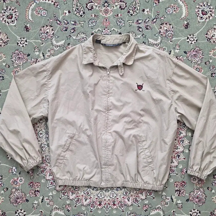 [BUNJANG] Polo Ralph Lauren Beige Swingtop Big Jacket XXL / [최종할인/빅사이즈] 폴로 베이지 스윙탑 빅자켓 XXL 110-115
