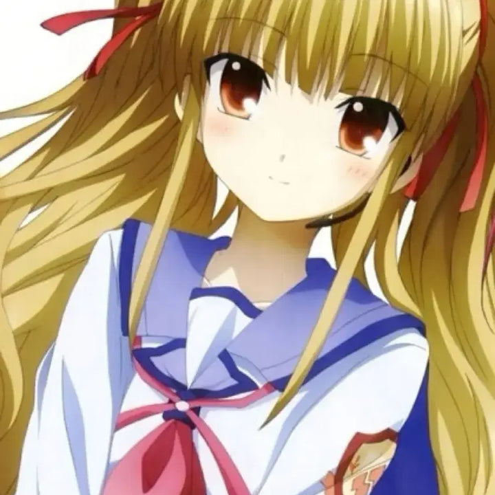 [BUNJANG] Angel Beats! Yusa Acrylic Keychain &amp; Stand / 엔젤비트 아크릴 키체인 유사 가챠 스탠드
