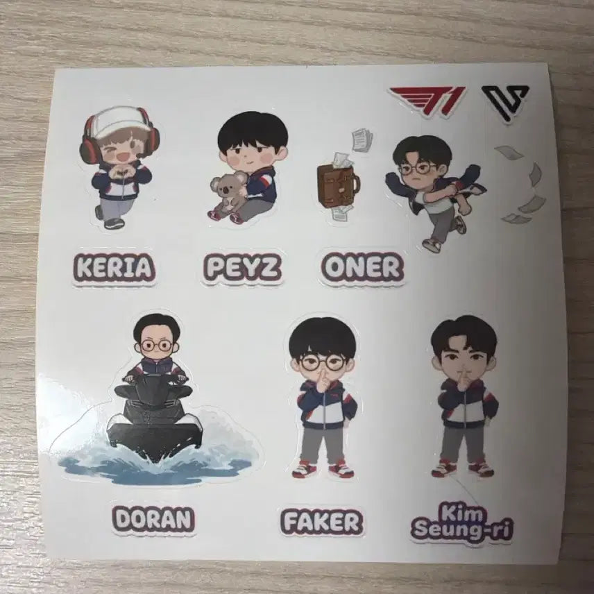 [BUNJANG] T1 x Lee Dae-ho x VIC Collaboration Short-Sleeve T-Shirt with T1 Sticker / 새제품) 2027김승리 결격사유 반팔티셔츠+T1스티커