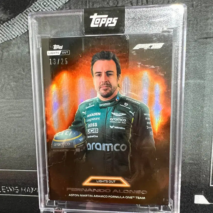 [BUNJANG] Topps Fernando Alonso 75th Anniversary Card (13/25) / 탑스 페르난도 알론소 75주년 기념