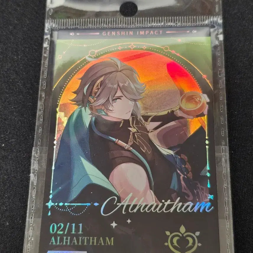 [BUNJANG] Genshin Impact Sumeru Holographic Photocard - Alhaitham / 원신 pc 수메르 홀로그램 포카 알하이탐