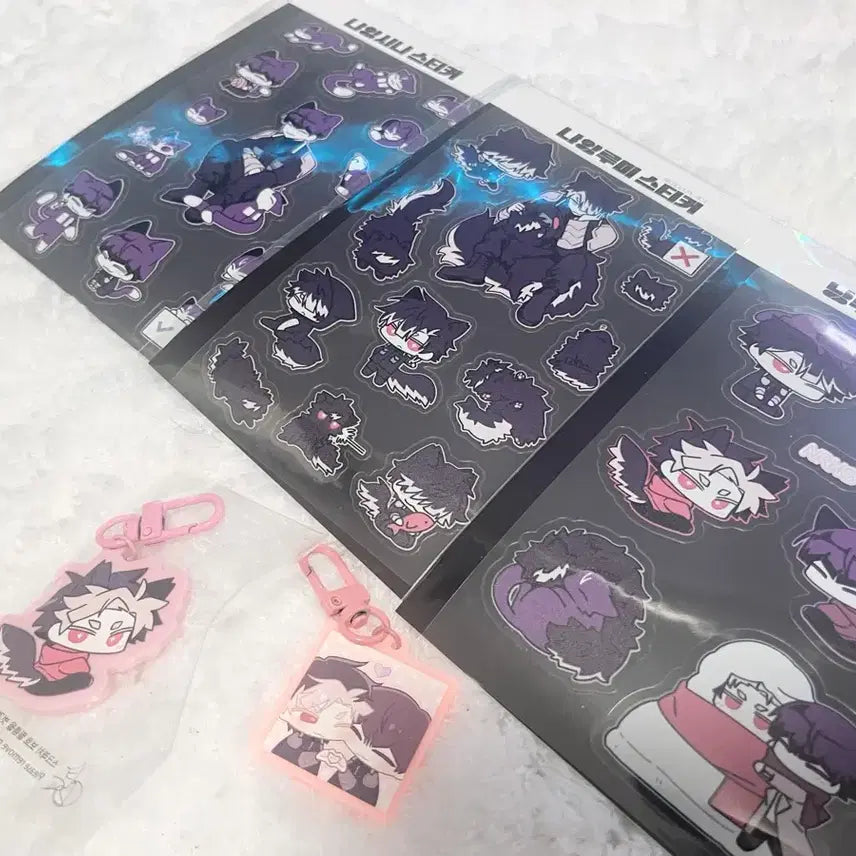 [BUNJANG] Kaiju No. 8 Naruhoshi Sticker Bundle Set / 괴수8호 천벌님 나루호시 비공굿 스티커 일괄 양도