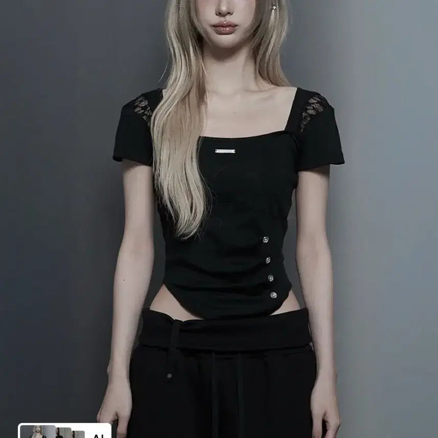 [BUNJANG] ETEOOME Bust Line Pintuck Detail Top / 에트오소메 Bust Line Pintuck Detail Top