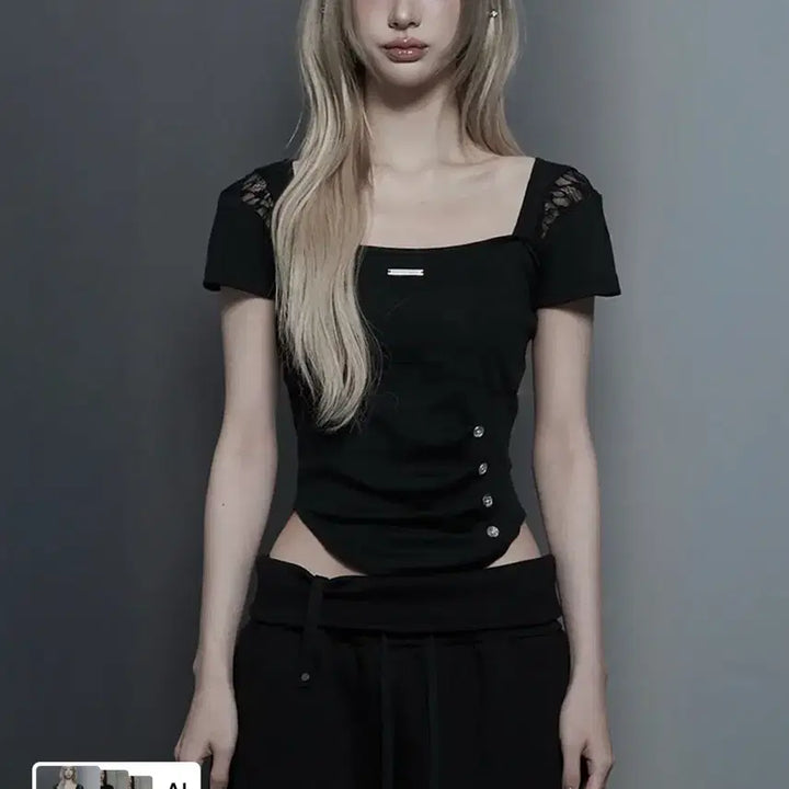 [BUNJANG] ETEOOME Bust Line Pintuck Detail Top / 에트오소메 Bust Line Pintuck Detail Top