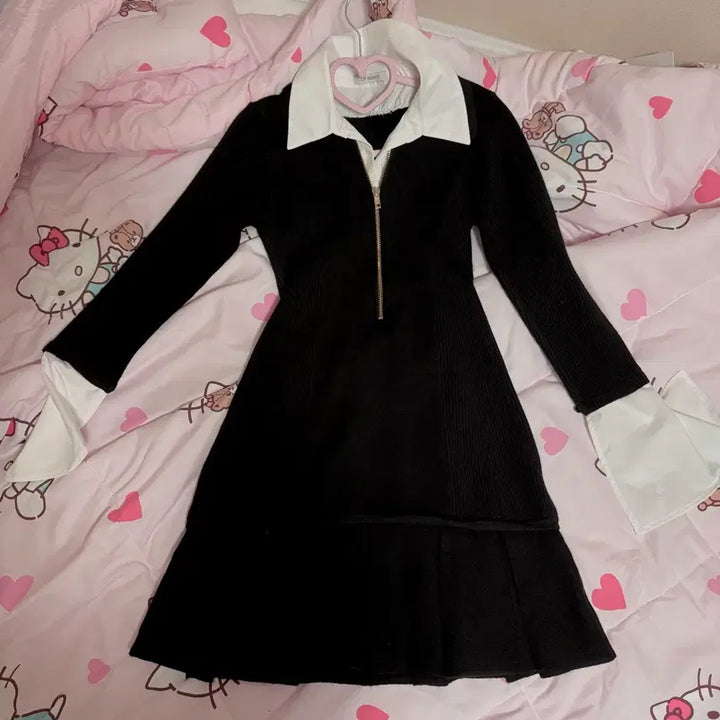 [BUNJANG] Lip Service Zip-up One-Piece Dress / 립서비스 스나계 집업 원피스