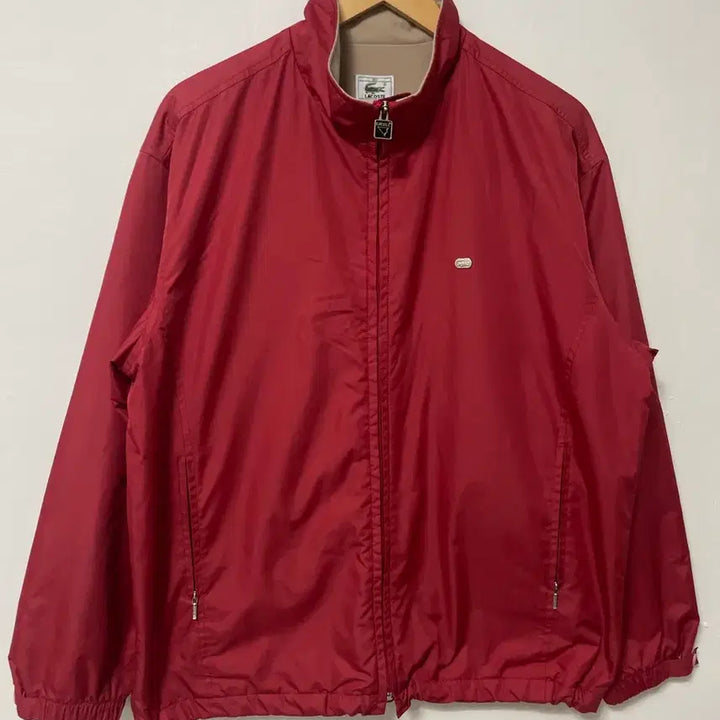 [BUNJANG] Lacoste Vintage Loose Fit Blouson Windbreaker Jacket / 100-105 라코스테 올드스쿨 루즈핏 블루종 바람막이 자켓 정품